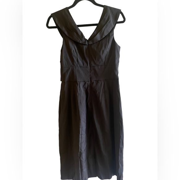 Black house white market formal dress size 6 - Picture 2 of 5